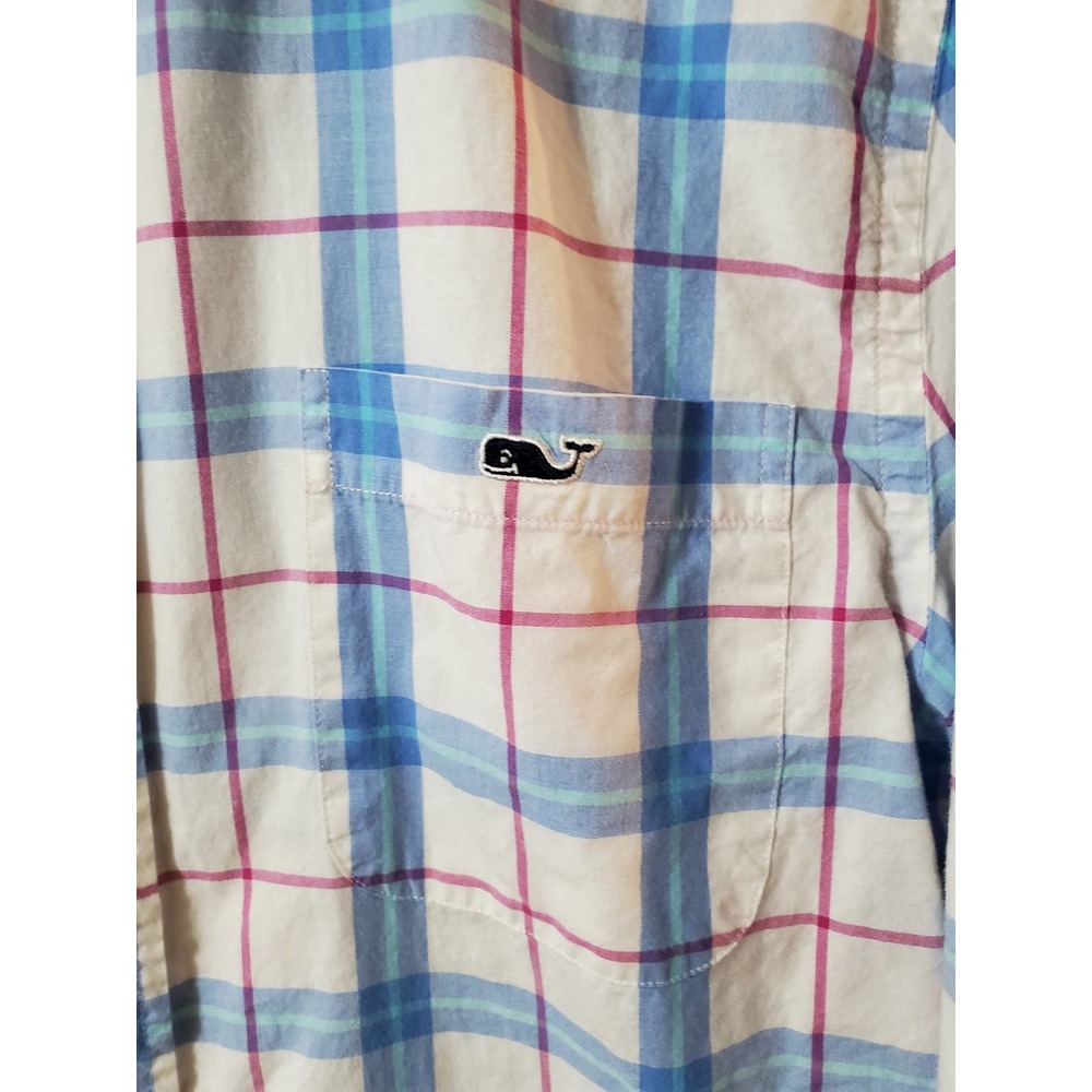 Vineyard Vines Plaid Button Down, Small - image 1